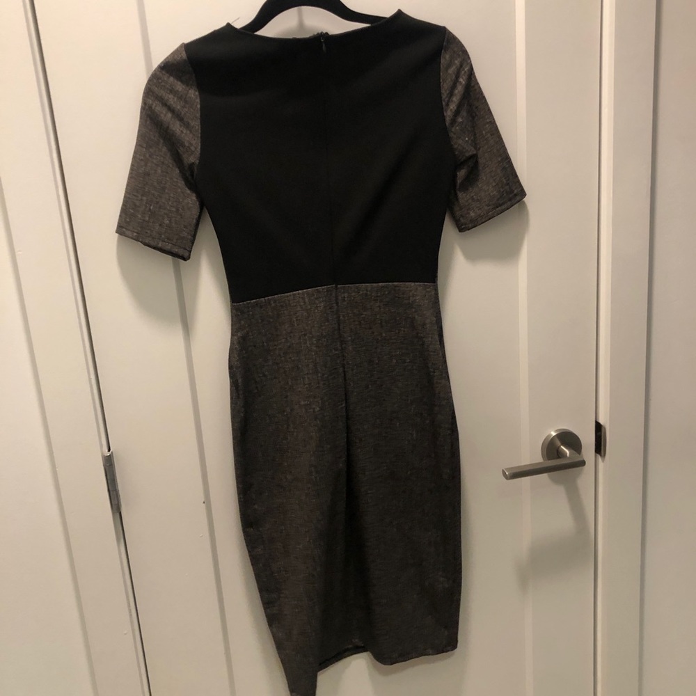 Zara Grey Midi Business/Work Dress - Picture 3 of 3